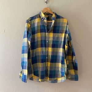 J. Crew Men’s Flannel slim fit size medium shirt